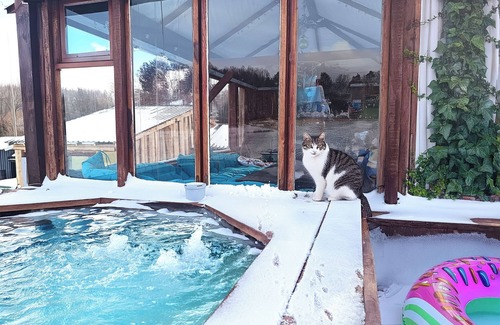 Lwowek Slaski House | THE OLD BARN: Luxury house with whirlpool & fireplace. Base Giant Mountains/Berlin.