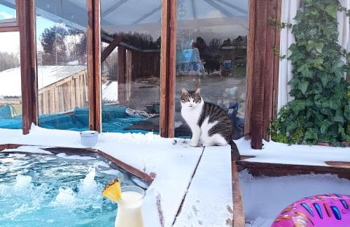 Lwowek Slaski Apartment | The Old Barn ZIMOWY HIT Jacuzzi Piecyk Butikowy Dom 2 Noce minimum
