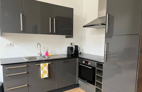 Klein-Antwerpen Apartment | The Workspace with Parking Garage!
