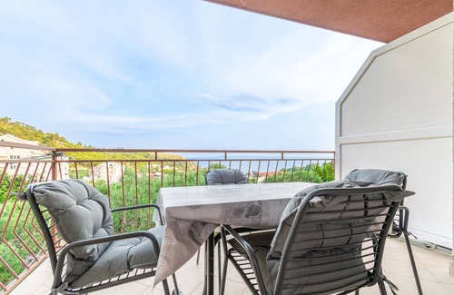 Krvavica Apartment | Three bedroom apartment with terrace and sea view Krvavica, Makarska (A-6749-a)