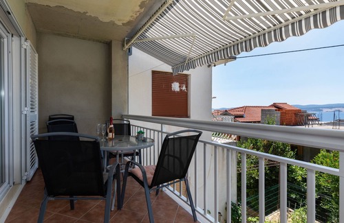 Stanici Apartment | Three bedroom apartment with balcony and sea view Stanići, Omiš (A-11421-a)