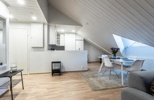 Downtown Kuopio Apartment | Tilava kattohuoneisto ydinkeskustassa, edullinen parkkipaikka autolle lähellä