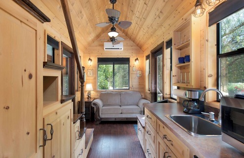 Rainbow CDP Cabin | Tiny Cabin With Additional Open Air Sleeping Porch