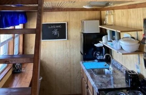 Leasburg House | Tiny House #7 – One bedroom cabin near wineries, caves, hiking & floating!
