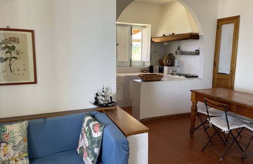 Santa Marina Salina House | Tommy's House, terrace overlooking the sea