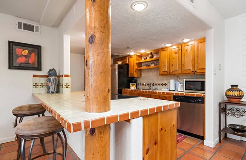 Northeast Santa Fe Hotel | Tons Of Space With A Kiva Fireplace And Private Balconies