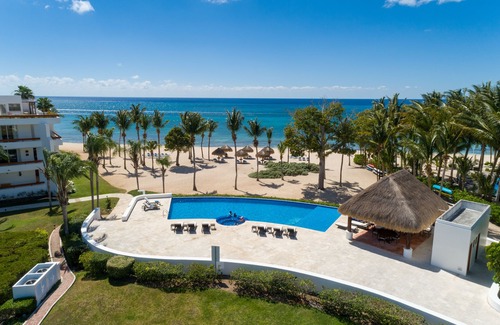 Costa Maya Condo | Top Floor Condo, Amazing Ocean View, Grounds, & Beach! Residencias Reef #8350