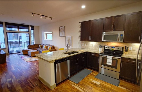 Downtown Houston Apartment | Top Floor Downtown 1x1 Just Feet From Metrorail