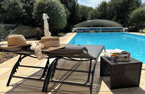 Regusse Villa | Totally private 8 adults plus 2 children luxe villa with heated swimming pool
