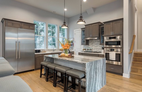 Riverside House | Town Lake Townhouse | Hot Tub, Game Room & Skyline Views