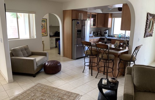 Desert Hot Springs House | Tranquil Desert Retreat . Short walk to hot springs & close to Joshua Tree!