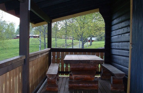 Gunnarskog House | Traumhaftes Blockhaus Nahe Fredros im Värmland, Schweden mit Boot am See