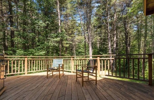 North Egremont House | TreeHouse: Berkshires chalet in sun-dappled forest