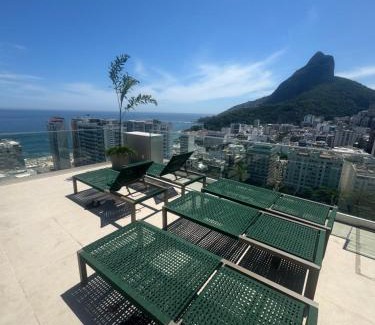 Leblon Apartment | True Rio - Top Flat Leblon, Academia Vista Mar, Sauna e Arrumação Diária