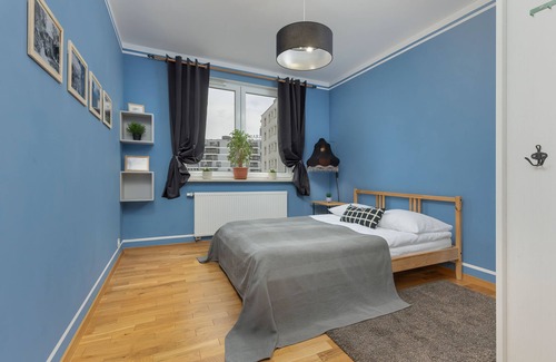 Bialoleka Apartment | Turquoise Blue Apartment by Renters