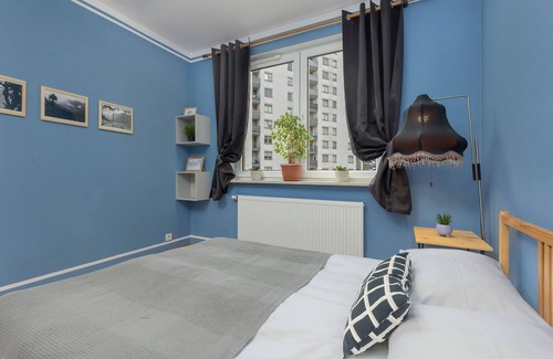 Bialoleka Apartment | Turquoise Blue Apartment by Renters