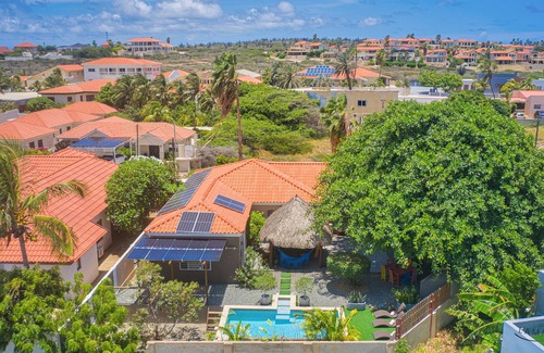 Malmok Apartment | Unique studio with swimming pool, walking distance to the beach, with great view
