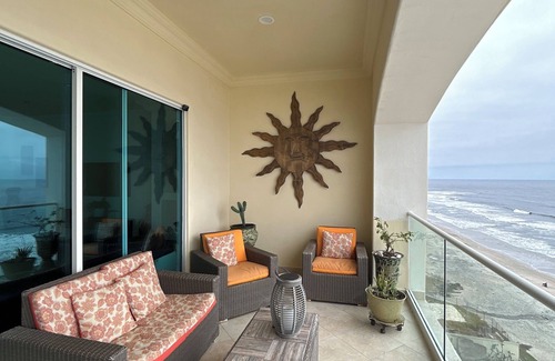 Rosarito Condo | Upgraded Ocean Front Condo with full security. Early check in and Late check out