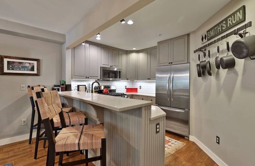 Ludlow House | Upscale condo with modern touches just a ski home for lunch