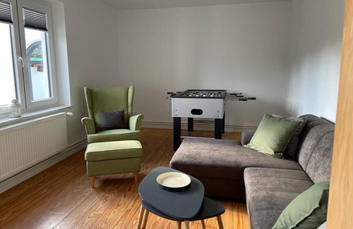 Brodersby Apartment | Vacation apartment "Burgerwiese" in Brodersby-Burg, 4 persons + 1 dog