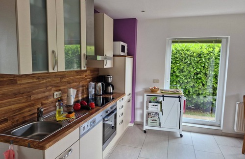 Sagard House | Vacation home own parking lot with e-charging station (wallbox), Netflix, WLAN, garden