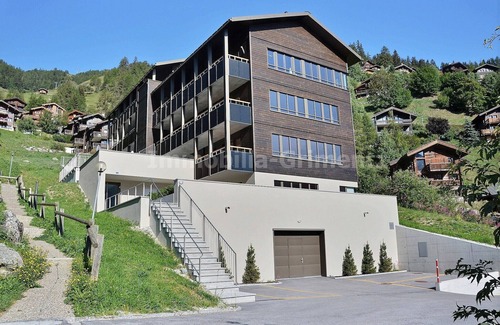 Grimentz Apartment | Very comfortable flat for 6 people, living room, kitchen area with dishwasher, 1 double bedroom, 1 2