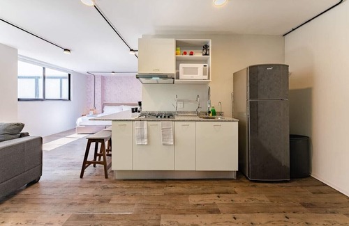 Escandon Apartment | VH | Loft minimalista + gym and wifi | Condesa | 247