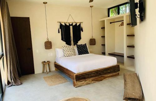Tulum City Center Apartment | Vida Boho Apart 17 with special fee to access Hotel Bardo