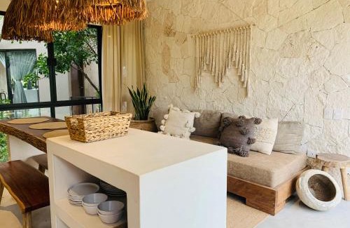 Tulum City Center Apartment | Vida Boho Apart 17 with special fee to access Hotel Bardo