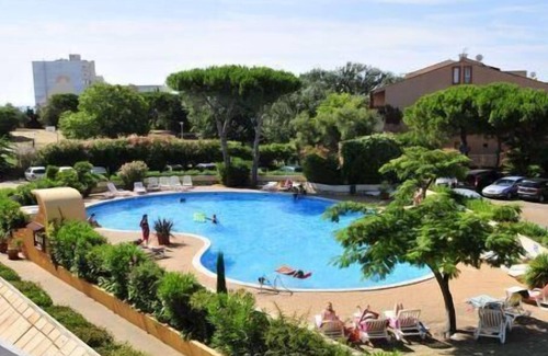 Carnon-Plage Apartment | View swimming pool/harbour, swimming pool, terrace, balcony, 30m², Carnon
