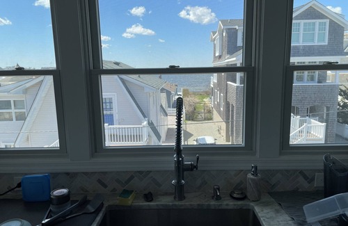 Ortley Beach Apartment | Views from roof top deck. Short walk to beach, bay, boardwalk, sleeps four.
