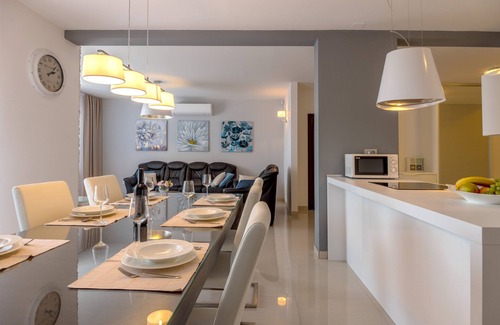 Podstrana Villa | VILLA ARYA with private heated pool, gym, sauna, roof hot tub near the sea.