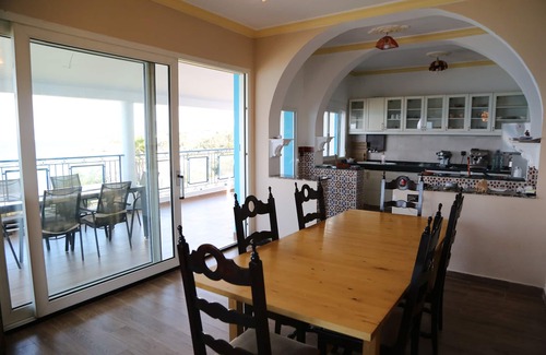 Ksar es Seghir Villa | Villa Bleu Majorelle plage, unique nature, fantastic view of Gibraltar