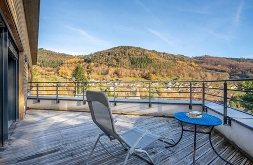 Saint-Amarin Villa | Villa Calme Avec Vue, 3 Chambres, 2 Sdb, Salle de Sport, Terrasses, Proche ski