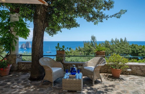 Marina Piccola Villa | Villa Carola Capri - Luxury villa with pool