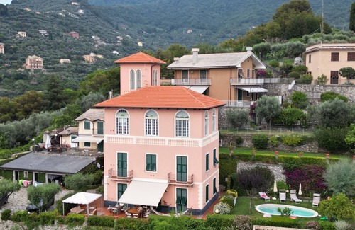 Recco Villa | "Villa degli Ulivi" - 19th century Villa with private pool and sea view