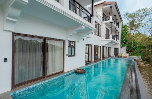 Pilerne Industrial Estates Villa | Villa Fleuve 6-BHK Riverfront Hideaway With Infinity Pool & Bathtub