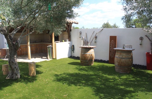 Saint-Genies-de-Fontedit Villa | VILLA KABEN Superb prestige villa 4*, heated pool, sauna, jacuzzi