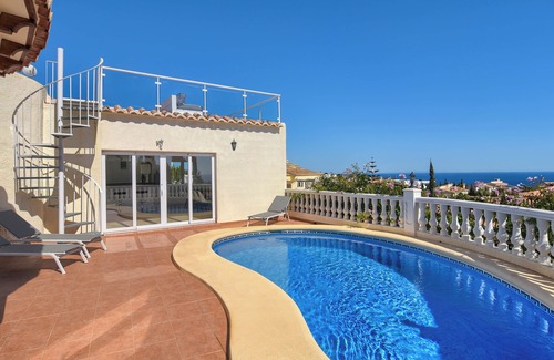Cumbre del Sol Villa | Villa LA PERLA Moraira : excellent seaview, swimming pool & 100% privacy