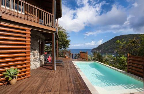 Deshaies Villa | Villa Palm Bay Stunning View 5 min to beach 3 min to downtown King size bed