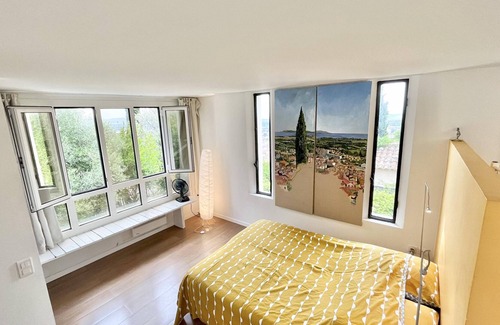 Hyeres City Centre Villa | "Villa St-Pierre" extraordinary sea view, private pool