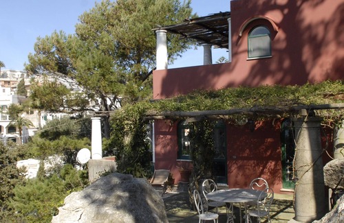 Marina Grande Villa | Villa storica 1920 Con giardino di limoni e palme con vista sul mare