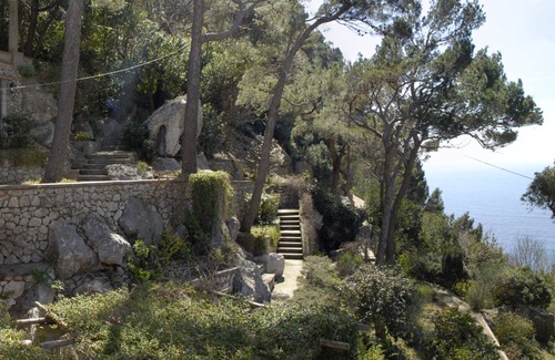 Marina Grande Villa | Villa storica 1920 Con giardino di limoni e palme con vista sul mare