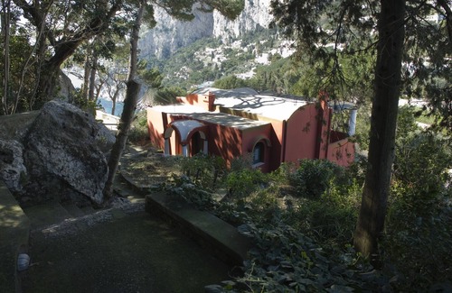 Marina Grande Villa | Villa storica 1920 Con giardino di limoni e palme con vista sul mare