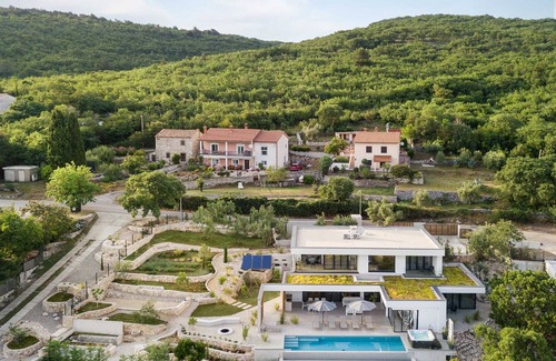 Rabac Villa | Villa Verde Horizon - new villa with gorgeous views, private pool, spa and a Jacuzzi