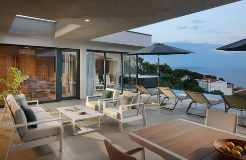 Rabac Villa | Villa Verde Horizon - new villa with gorgeous views, private pool, spa and a Jacuzzi