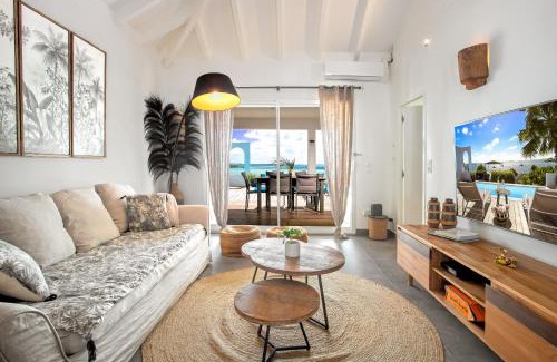 Cul de Sac Villa | Villa vue sur Pinel piscine jacuzzi