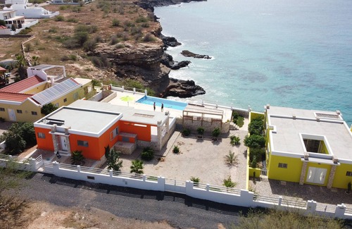 Maio Villa | Villa with private pool, Island of Maio archipelago of Cape Verde terraces ocean view