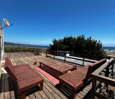 Pelluhue Apartment | vista al mar curanipe cabaña/casa