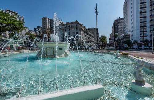 Santos Apartment | ViSTA MAR GONZAGA com Wi-Fi e Enxoval